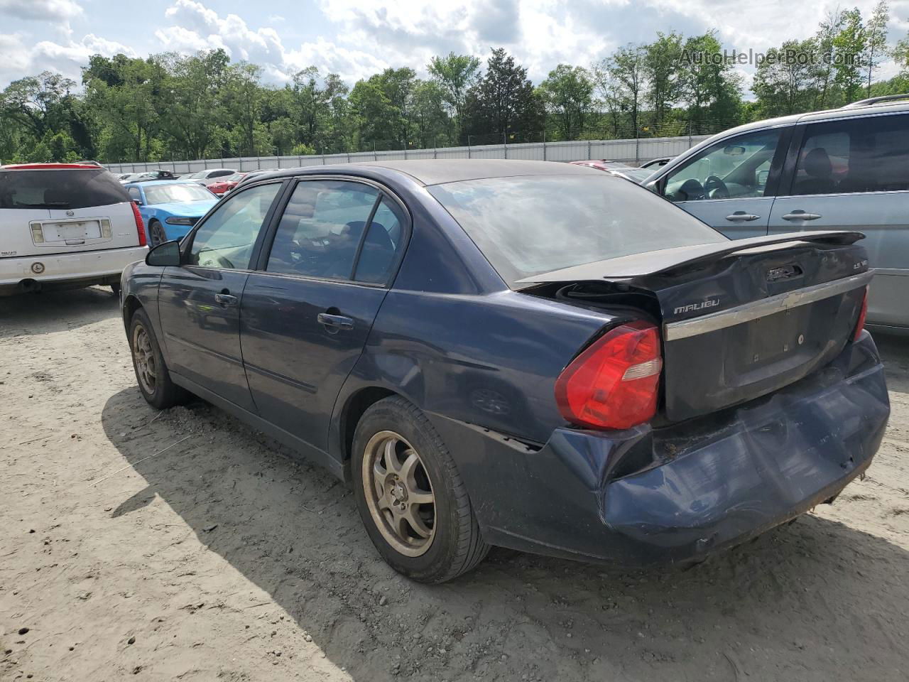 2004 Chevrolet Malibu Ls Blue vin: 1G1ZT54814F188096