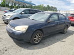 2004 Chevrolet Malibu Ls Blue vin: 1G1ZT54814F188096