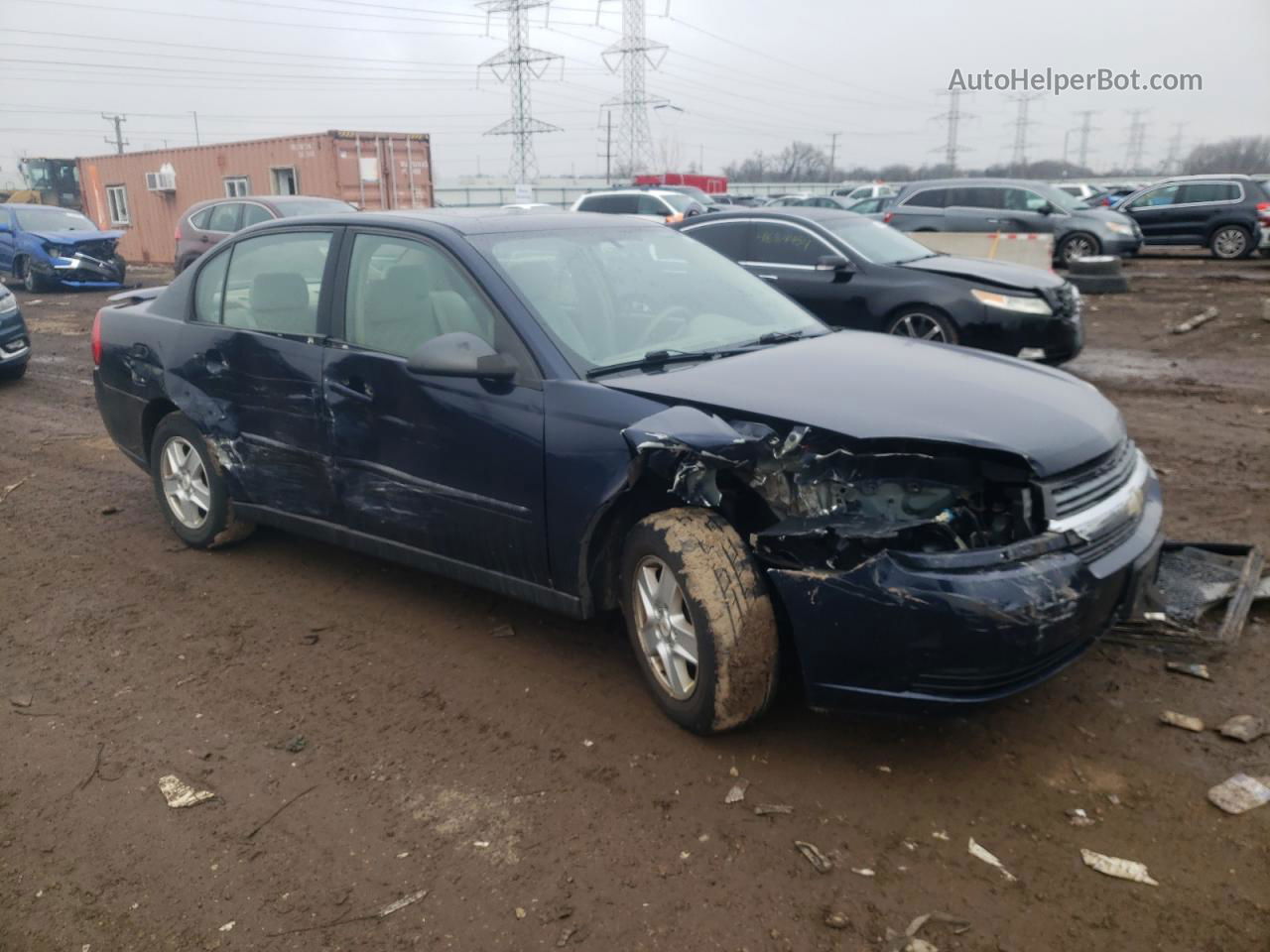 2004 Chevrolet Malibu Ls Blue vin: 1G1ZT54824F194263