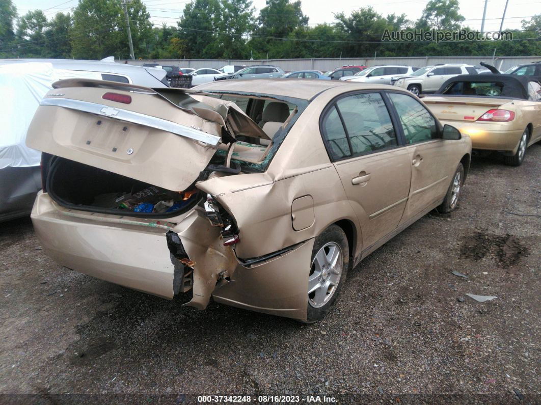 2004 Chevrolet Malibu Ls Золотой vin: 1G1ZT54844F205716