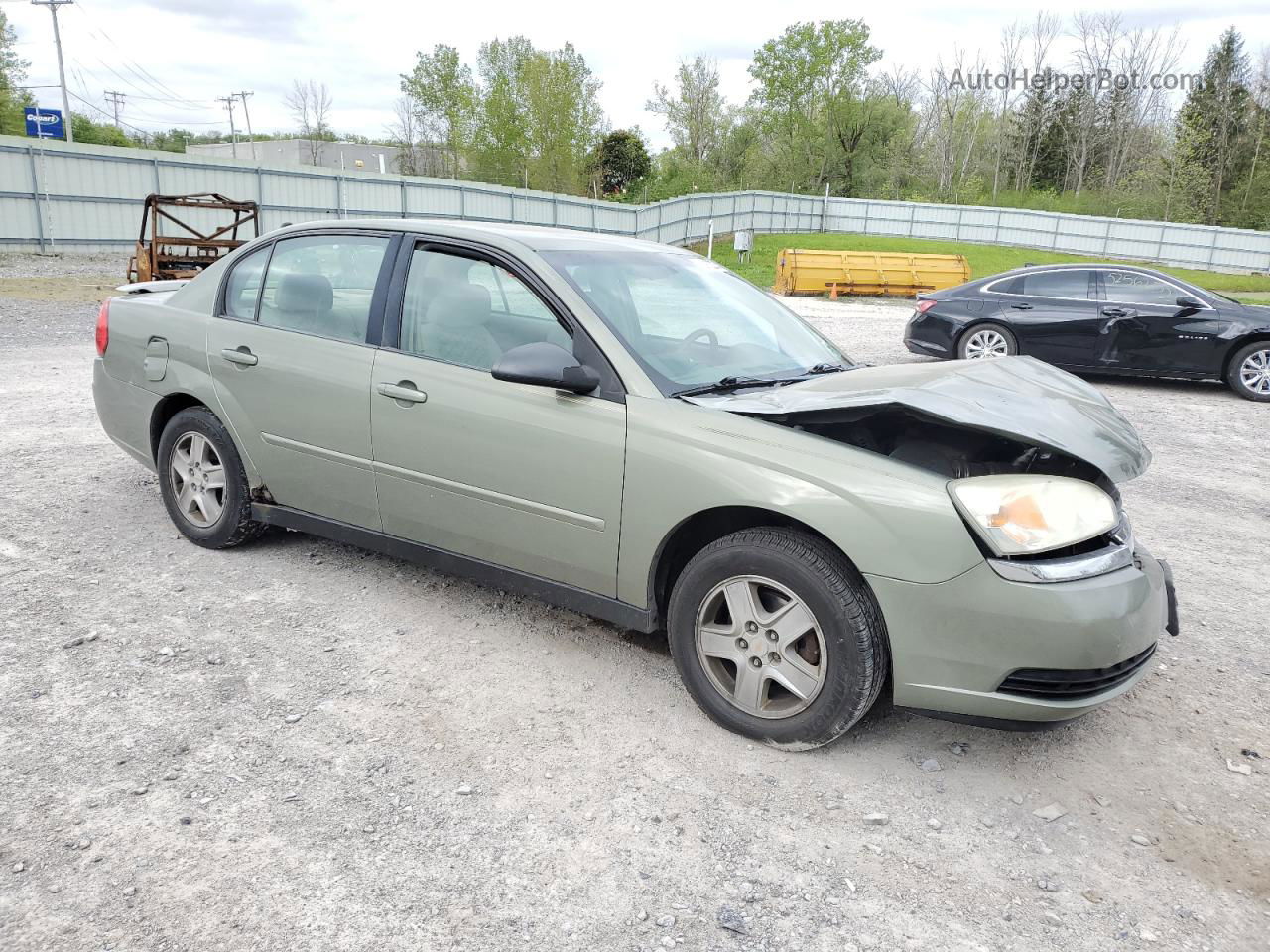 2004 Chevrolet Malibu Ls Green vin: 1G1ZT54854F198386