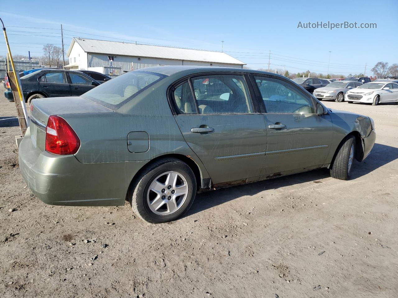 2004 Chevrolet Malibu Ls Green vin: 1G1ZT54864F117878