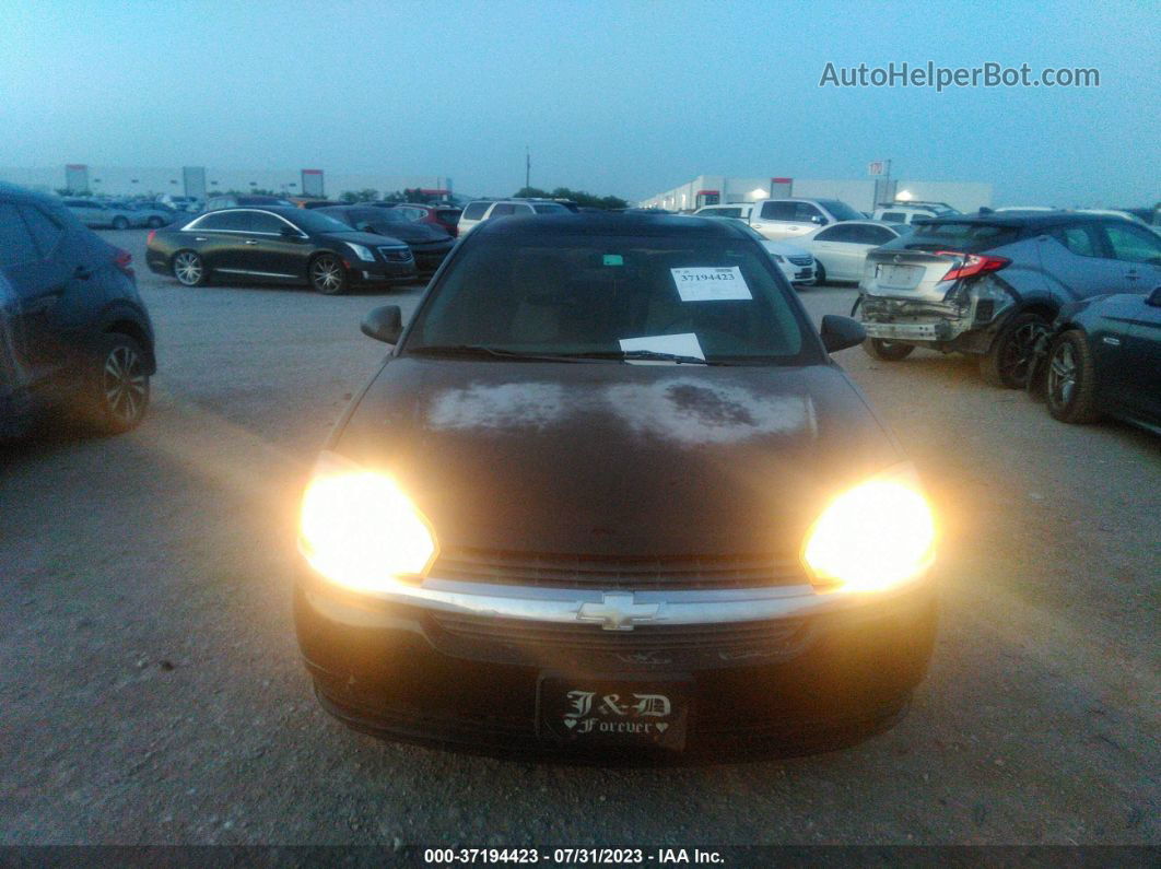 2004 Chevrolet Malibu Ls Black vin: 1G1ZT54864F133126