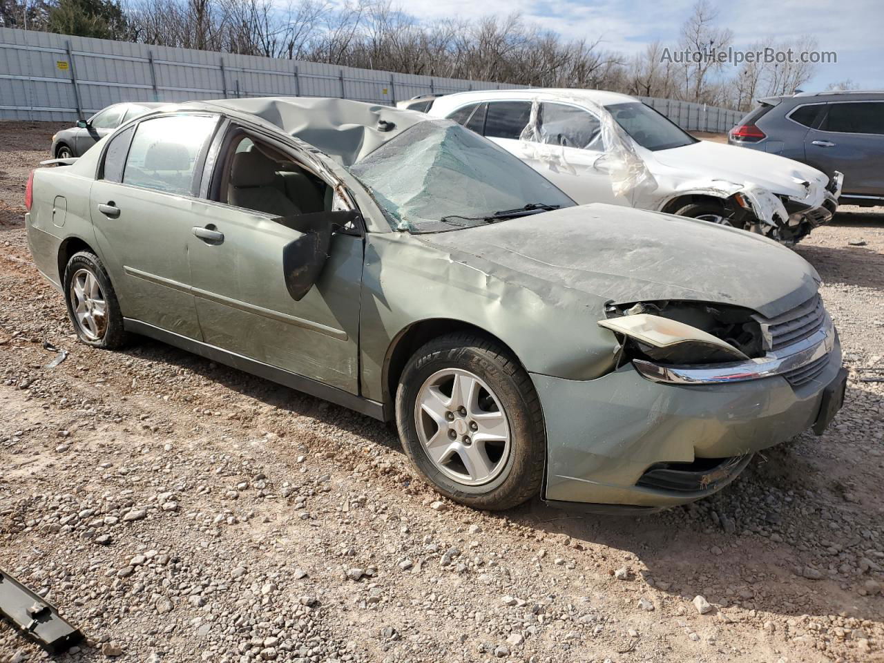 2004 Chevrolet Malibu Ls Green vin: 1G1ZT54864F140318