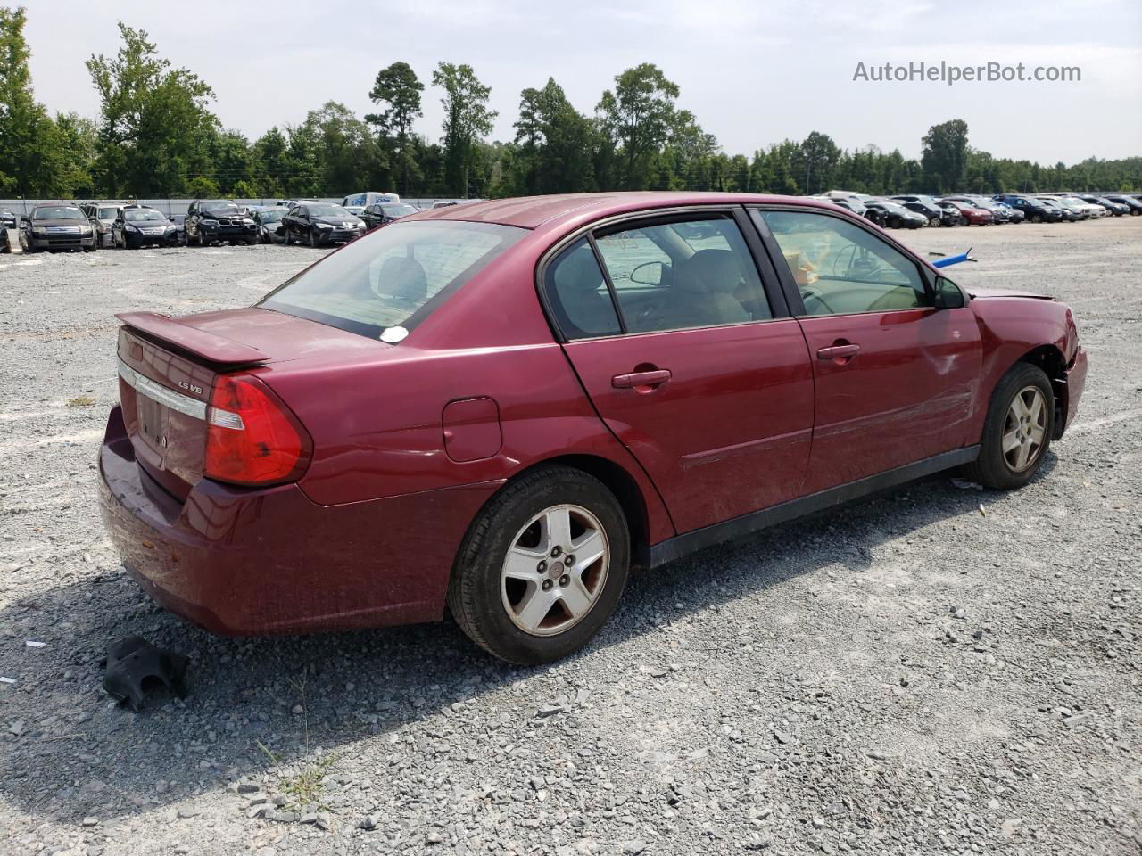 2004 Chevrolet Malibu Ls Red vin: 1G1ZT54884F231364