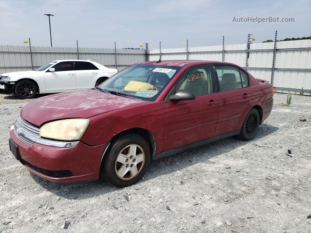 2004 Chevrolet Malibu Ls Red vin: 1G1ZT54884F231364