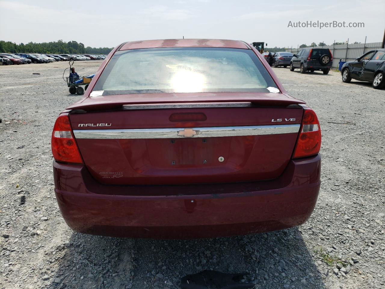 2004 Chevrolet Malibu Ls Red vin: 1G1ZT54884F231364