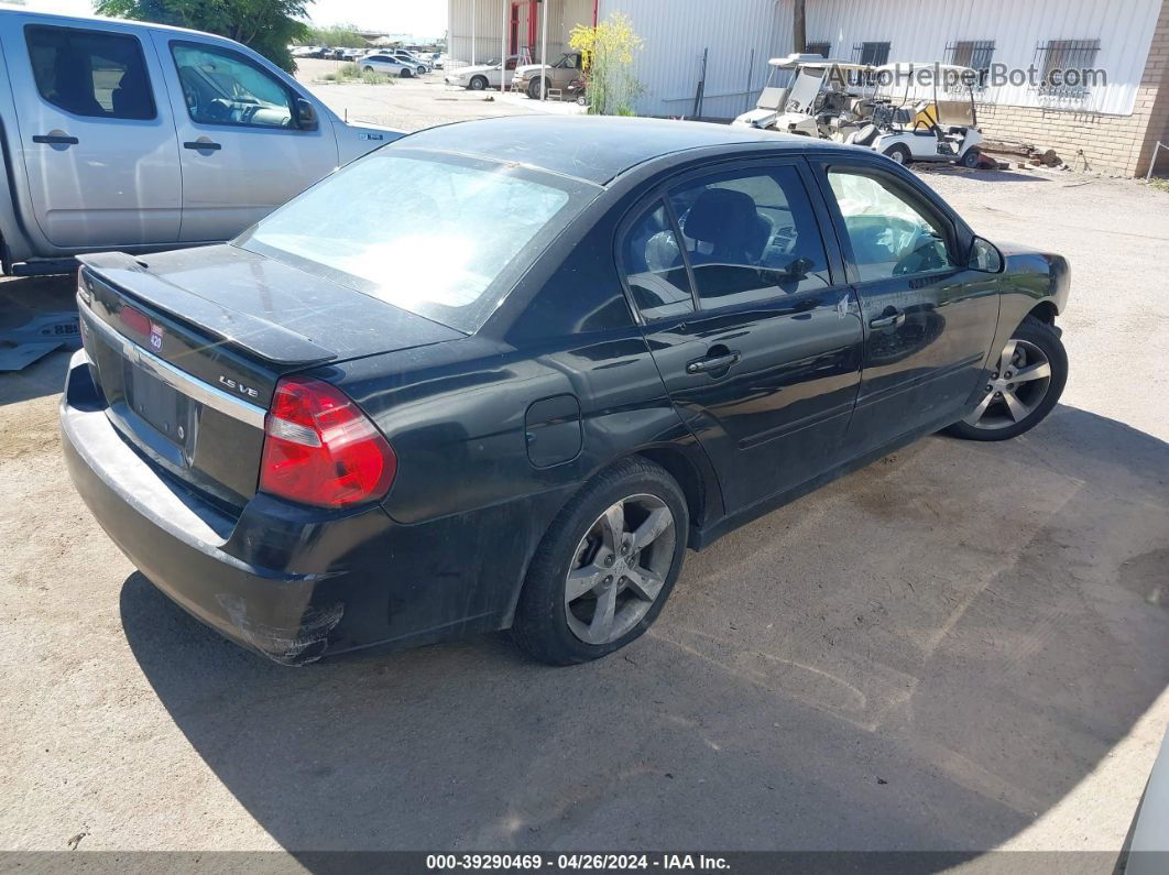 2004 Chevrolet Malibu Ls Black vin: 1G1ZT54894F109919