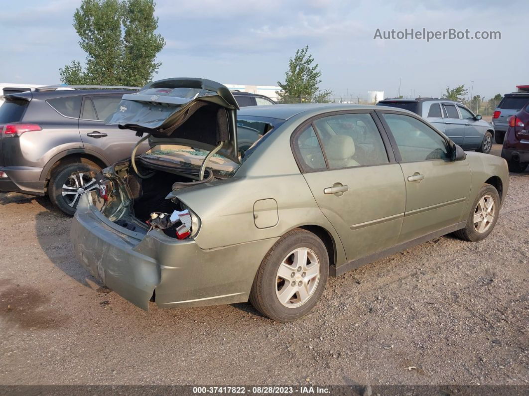 2004 Chevrolet Malibu Ls Green vin: 1G1ZT54894F203122