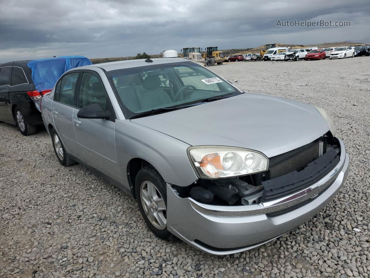 2004 Chevrolet Malibu Ls Silver vin: 1G1ZT54894F208336