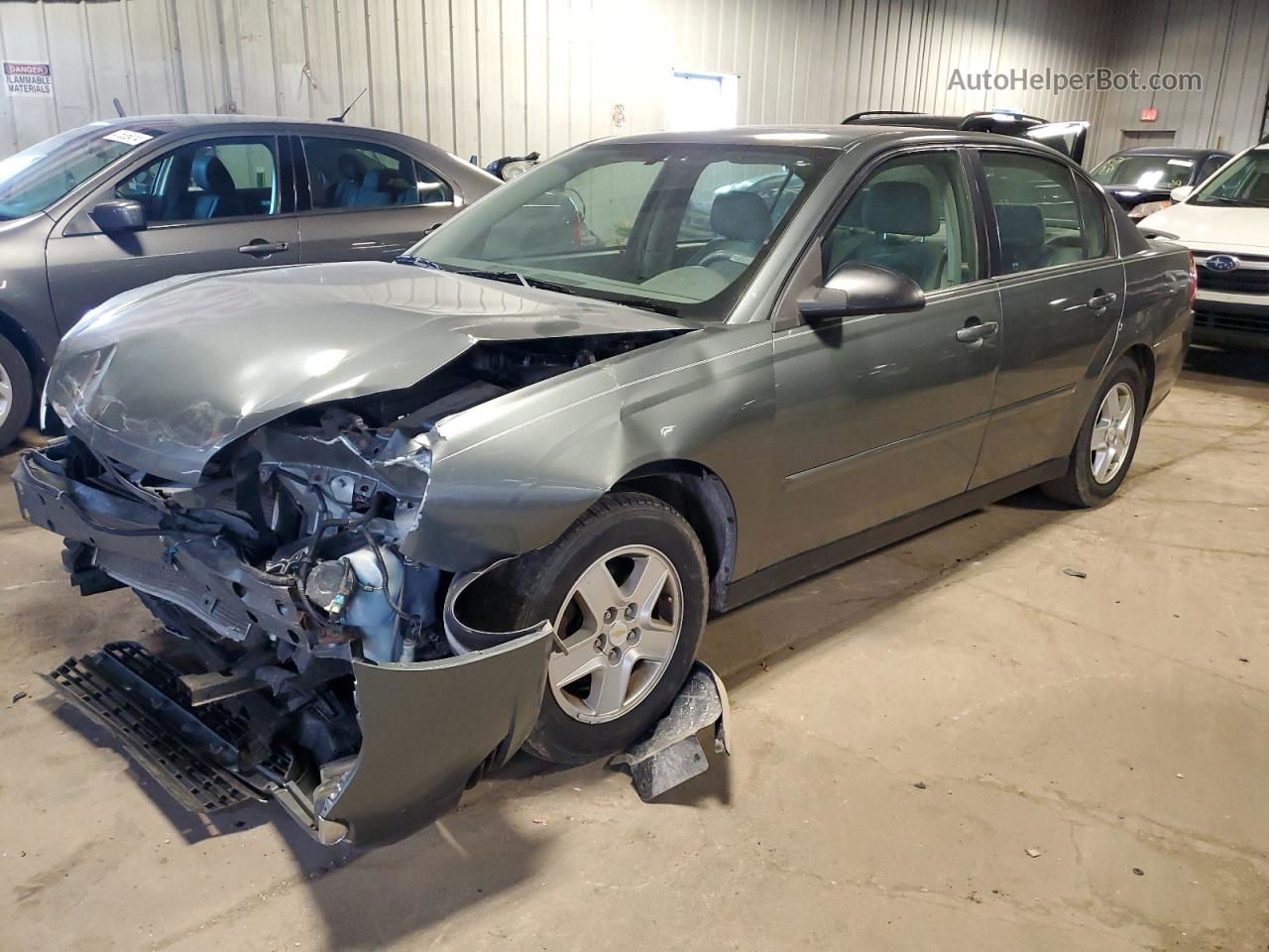 2004 Chevrolet Malibu Ls Gray vin: 1G1ZT548X4F154190