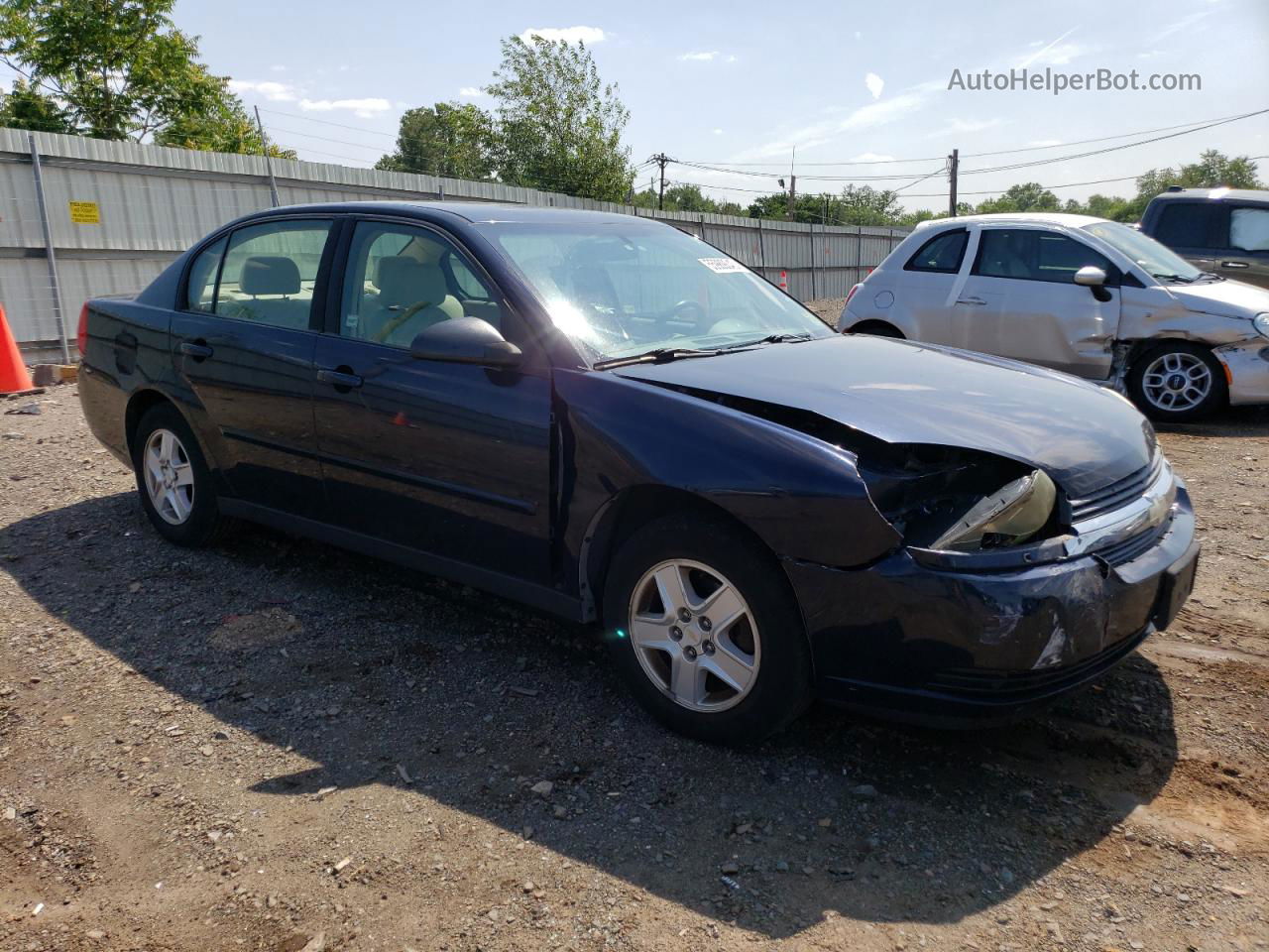 2004 Chevrolet Malibu Ls Blue vin: 1G1ZT548X4F204036