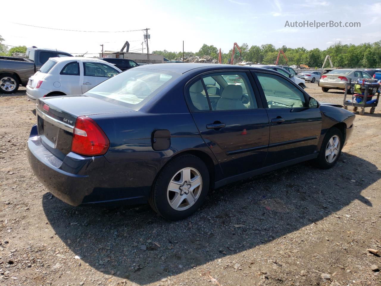 2004 Chevrolet Malibu Ls Blue vin: 1G1ZT548X4F204036