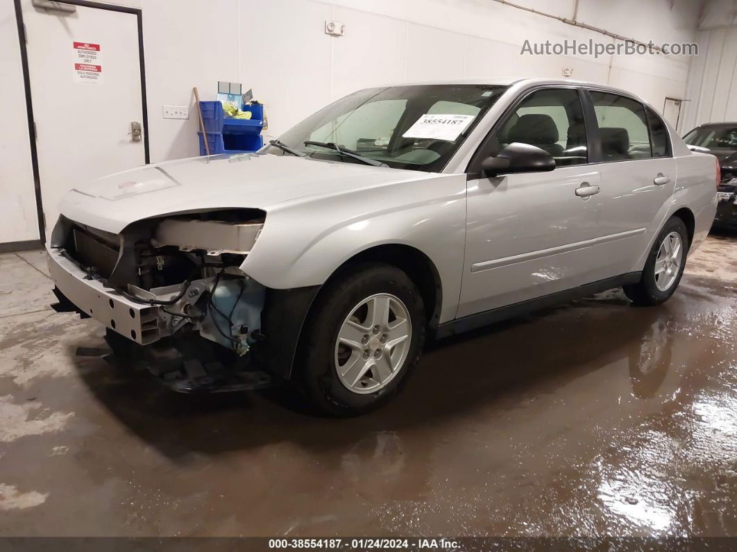 2004 Chevrolet Malibu Ls Silver vin: 1G1ZT548X4F215196