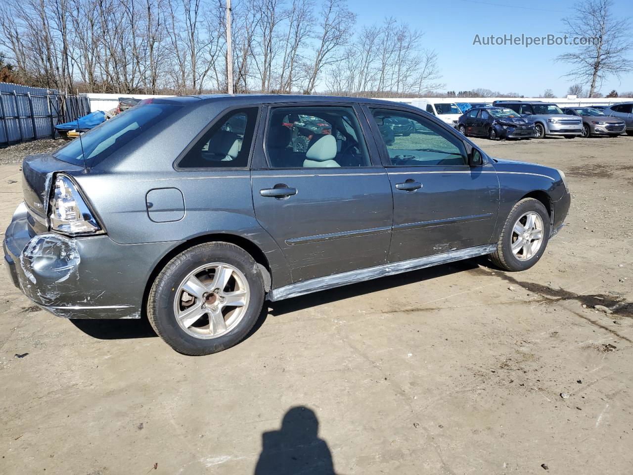 2004 Chevrolet Malibu Maxx Ls Gray vin: 1G1ZT62834F248971