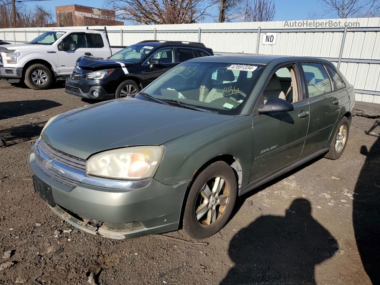 2004 Chevrolet Malibu Maxx Ls Green vin: 1G1ZT64864F173504