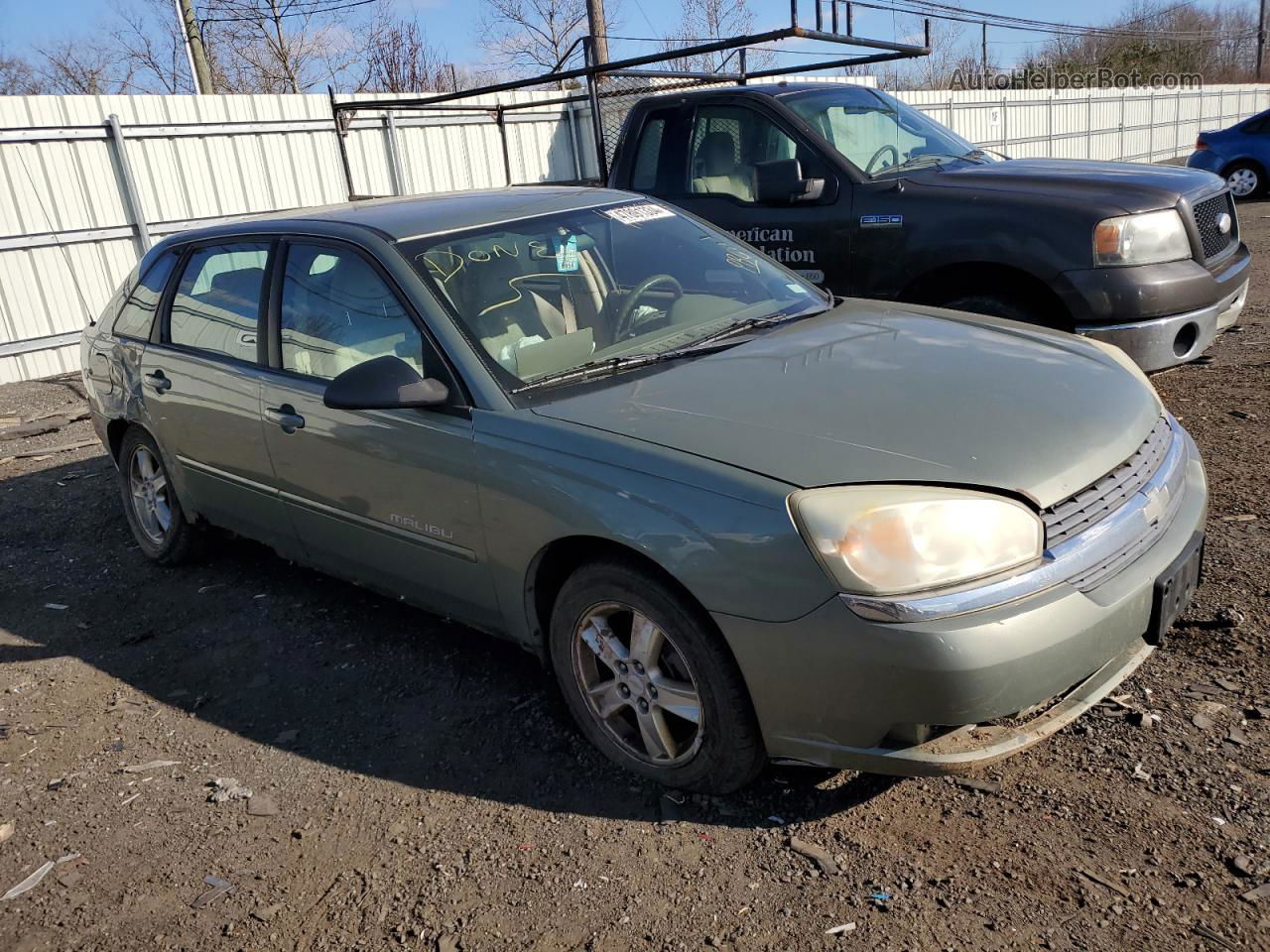 2004 Chevrolet Malibu Maxx Ls Зеленый vin: 1G1ZT64864F173504