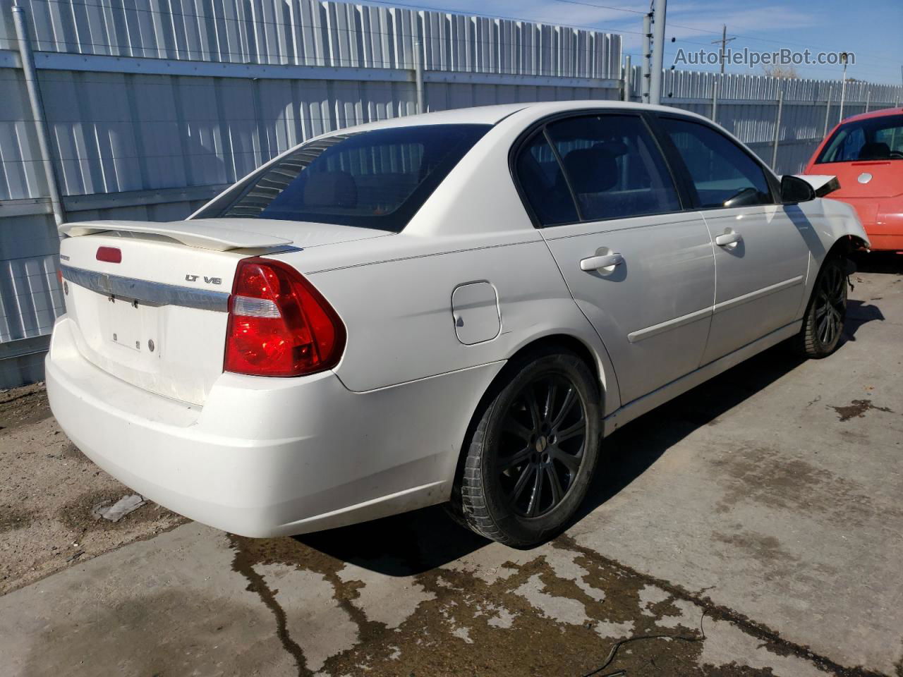 2004 Chevrolet Malibu Lt White vin: 1G1ZU54814F168735