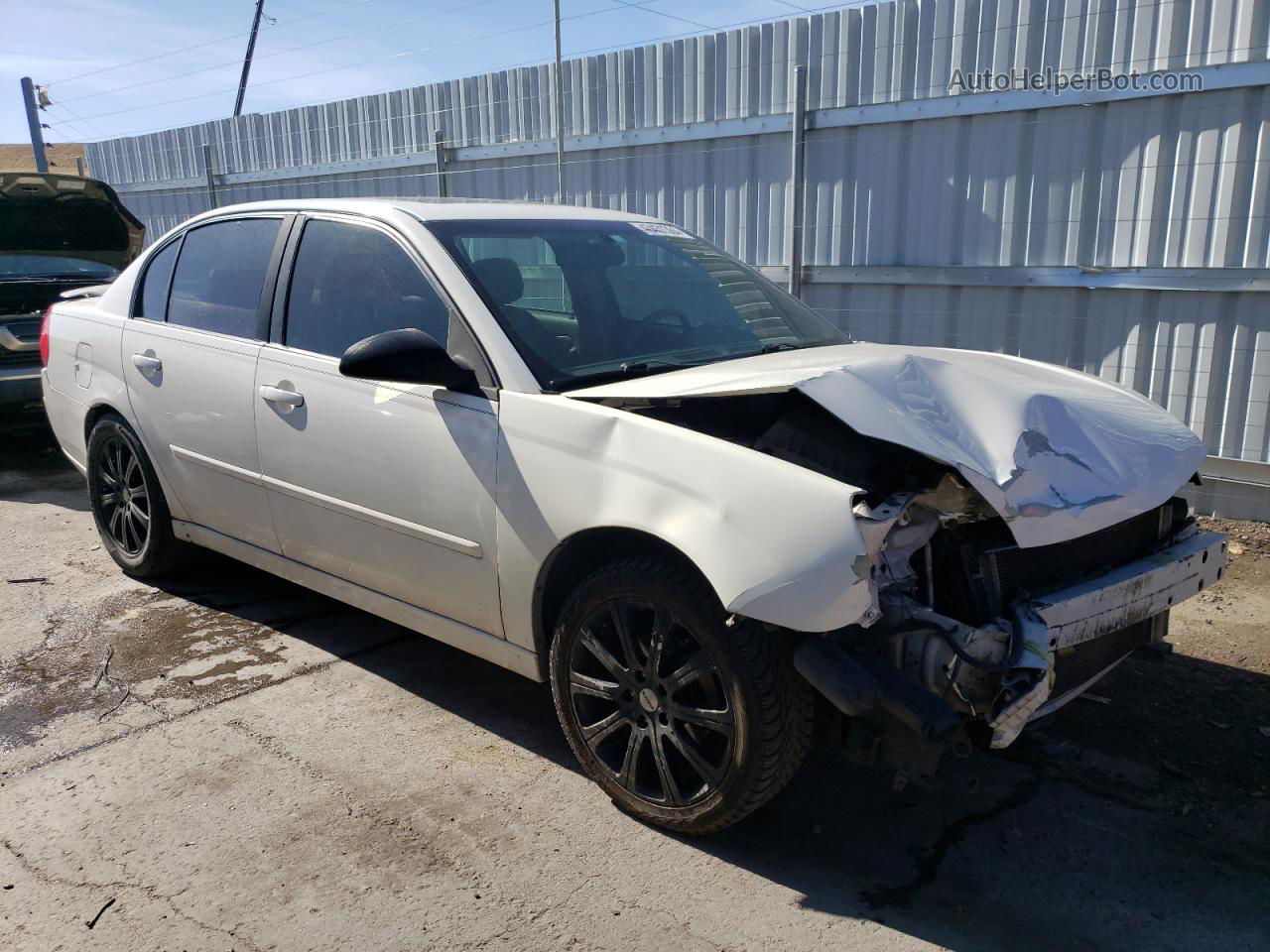 2004 Chevrolet Malibu Lt White vin: 1G1ZU54814F168735