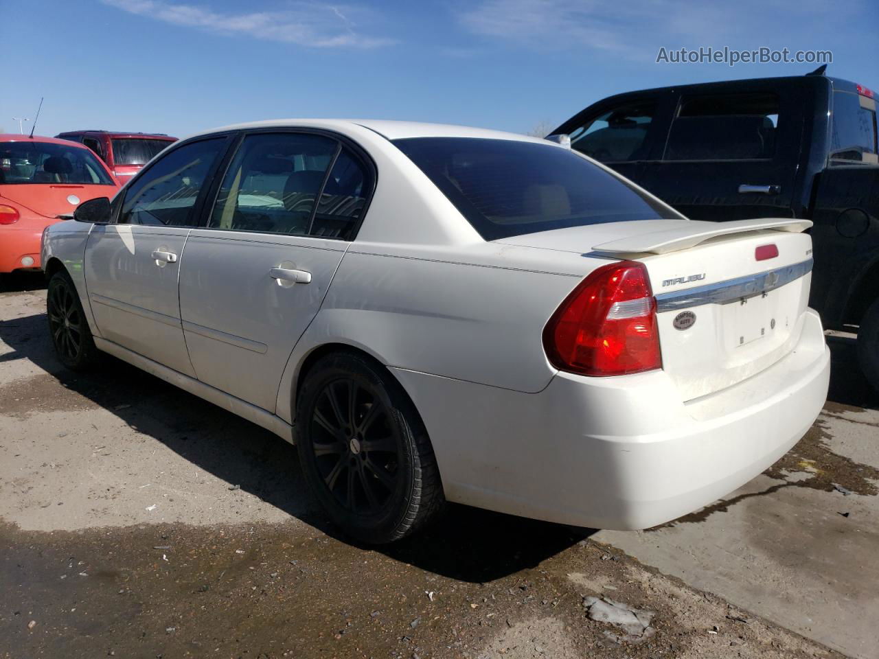 2004 Chevrolet Malibu Lt White vin: 1G1ZU54814F168735