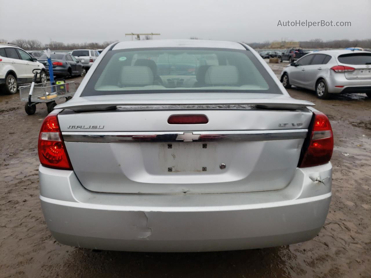 2004 Chevrolet Malibu Lt Silver vin: 1G1ZU54814F216718