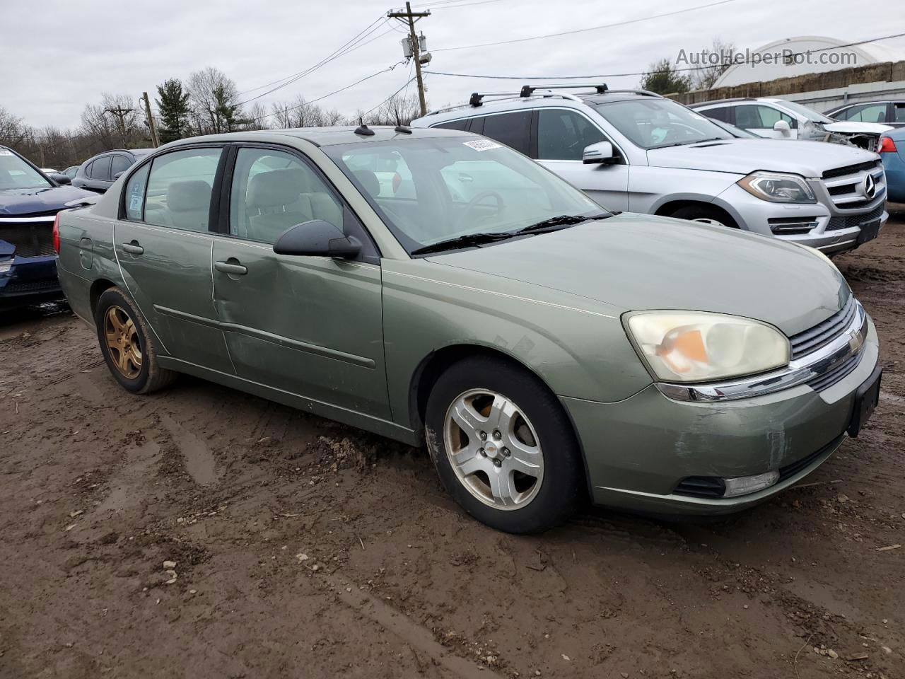 2004 Chevrolet Malibu Lt Green vin: 1G1ZU54854F137049