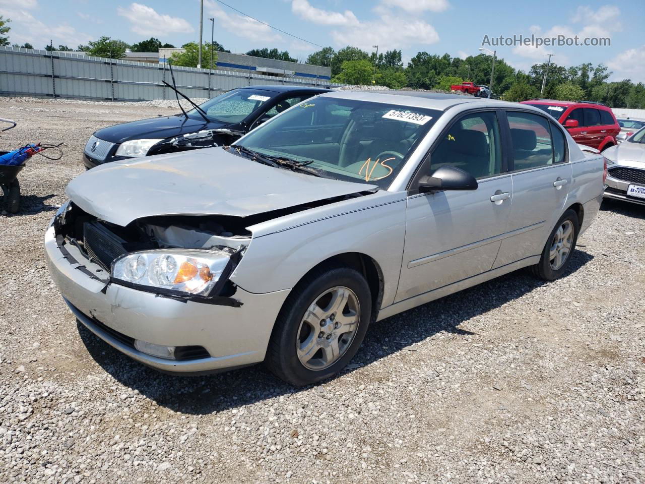 2004 Chevrolet Malibu Lt Серебряный vin: 1G1ZU54864F107719