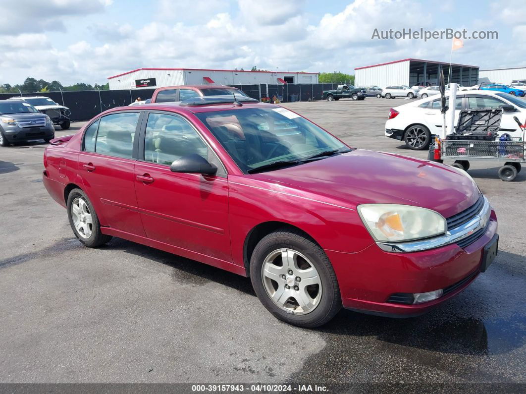 2004 Chevrolet Malibu Lt Бордовый vin: 1G1ZU54864F207013