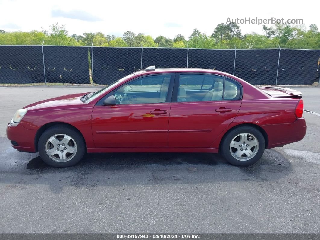 2004 Chevrolet Malibu Lt Бордовый vin: 1G1ZU54864F207013