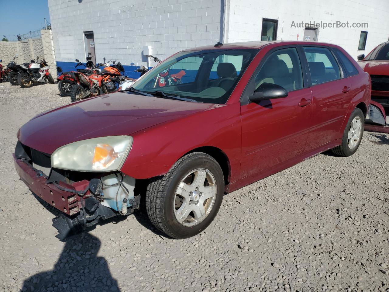 2004 Chevrolet Malibu Maxx Lt Burgundy vin: 1G1ZU64844F223877