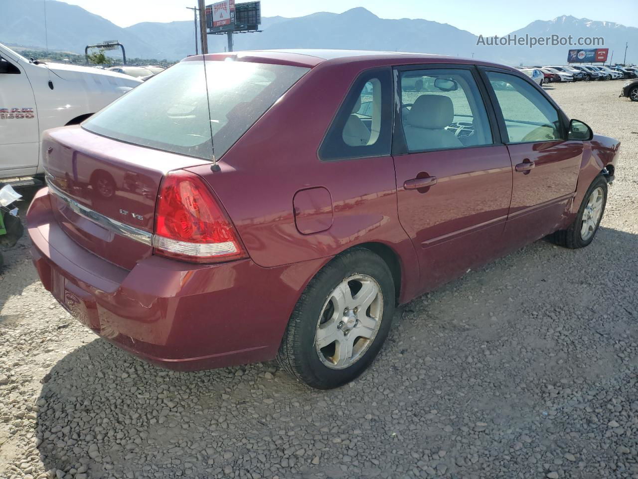 2004 Chevrolet Malibu Maxx Lt Burgundy vin: 1G1ZU64844F223877