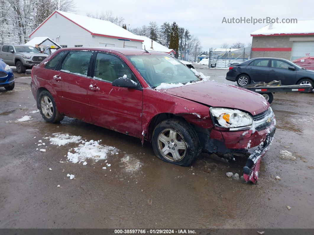 2004 Chevrolet Malibu Maxx Lt Maroon vin: 1G1ZU648X4F196460