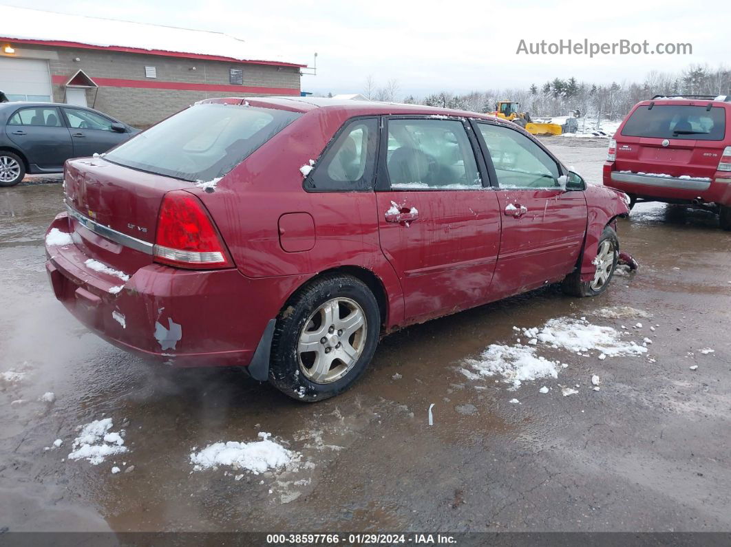 2004 Chevrolet Malibu Maxx Lt Maroon vin: 1G1ZU648X4F196460