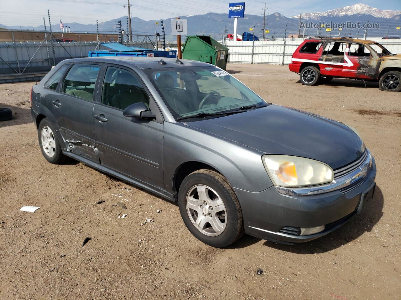 2004 Chevrolet Malibu Maxx Lt Gray vin: 1G1ZU648X4F243874