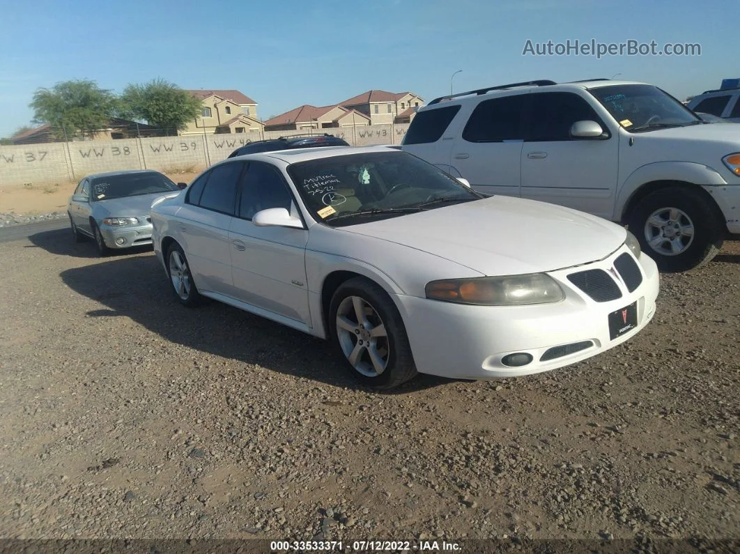 2005 Pontiac Bonneville Gxp White vin: 1G2HZ54Y45U210160