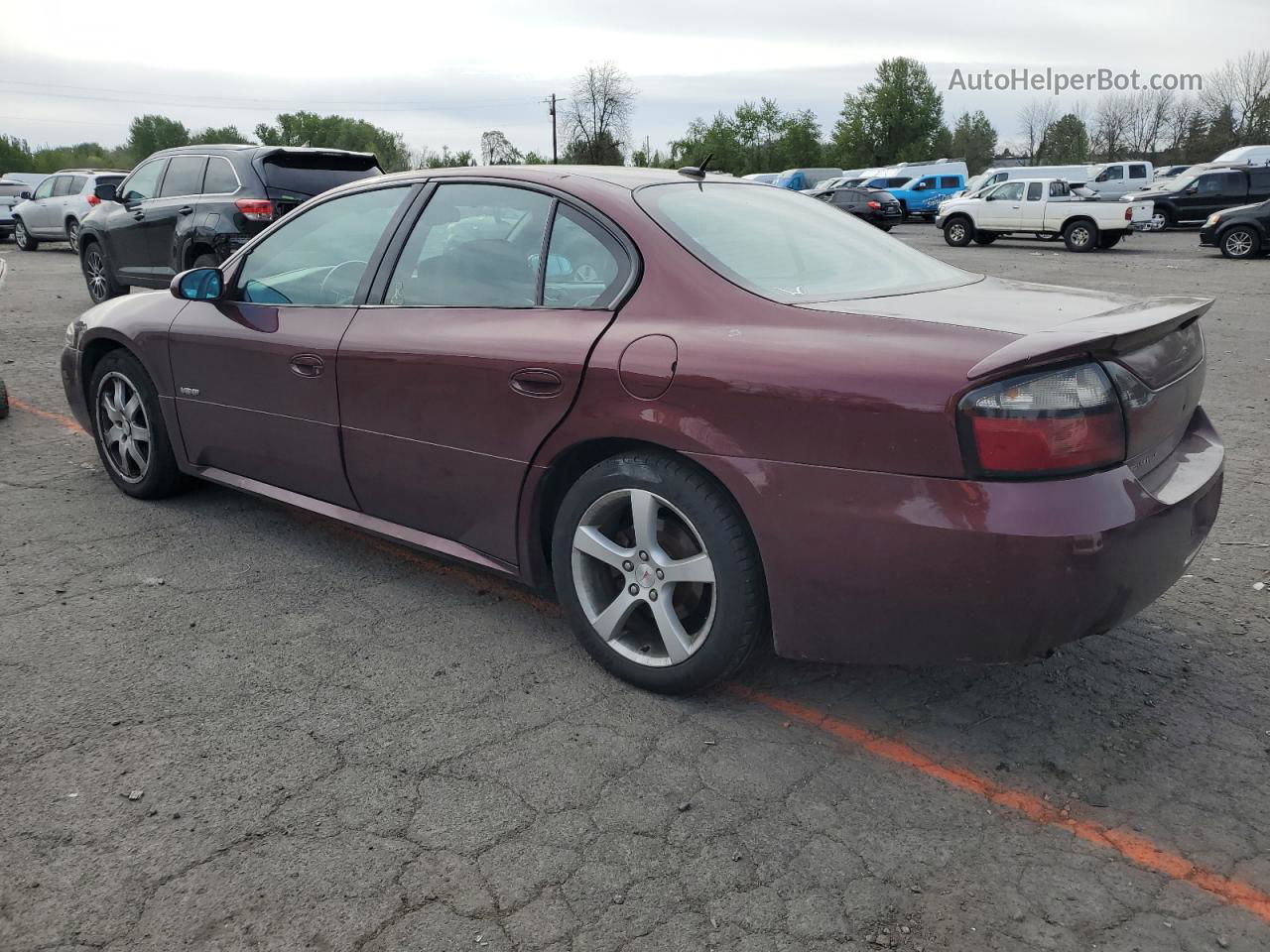 2005 Pontiac Bonneville Gxp Burgundy vin: 1G2HZ54Y65U133100