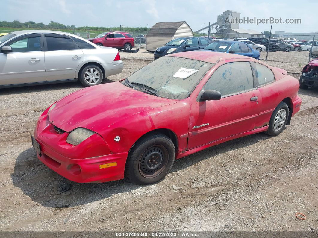 2000 Pontiac Sunfire Se Red vin: 1G2JB1241Y7129392