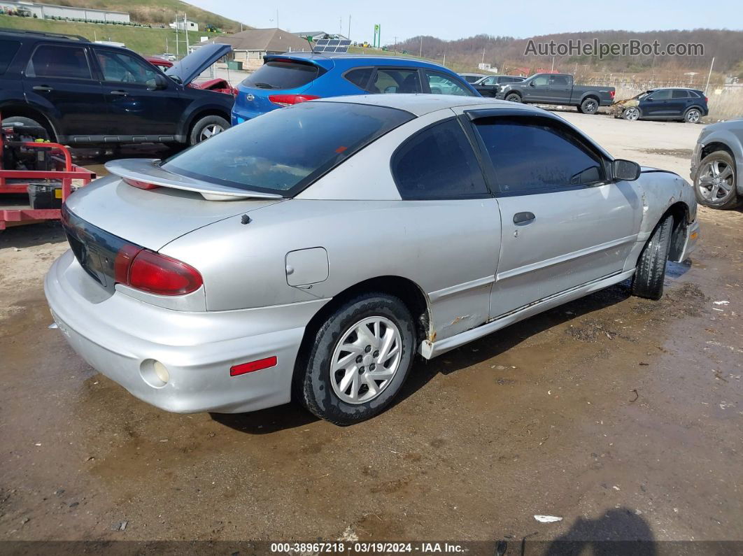 2000 Pontiac Sunfire Se Silver vin: 1G2JB1242Y7408446