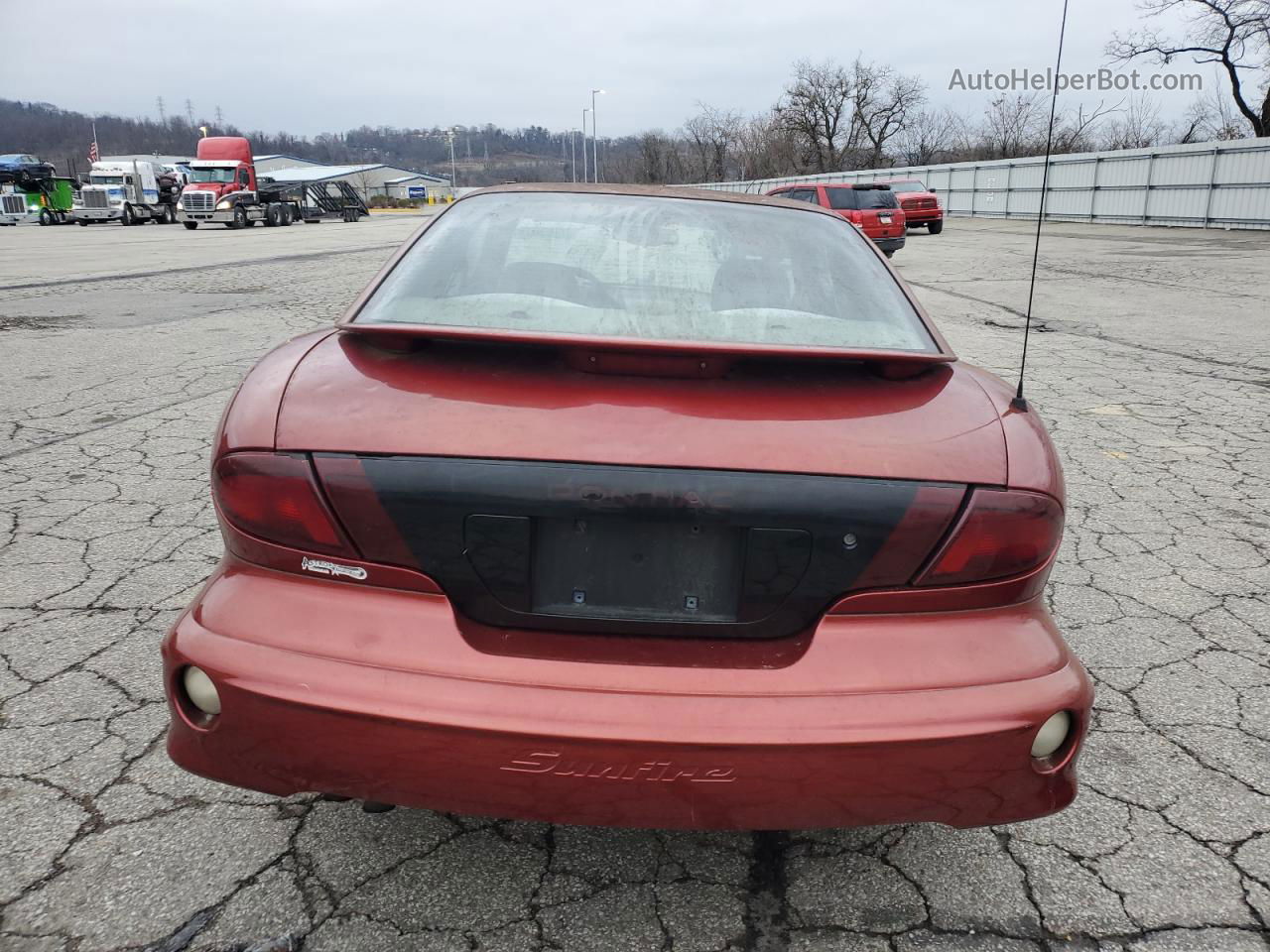 2000 Pontiac Sunfire Se Orange vin: 1G2JB1245Y7356150