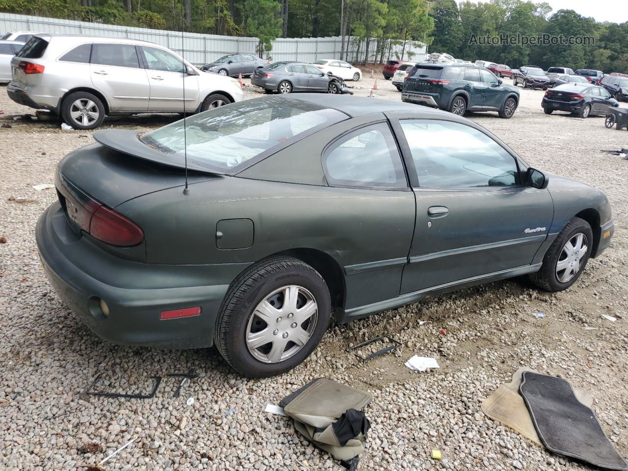 2000 Pontiac Sunfire Se Green vin: 1G2JB1249Y7171535