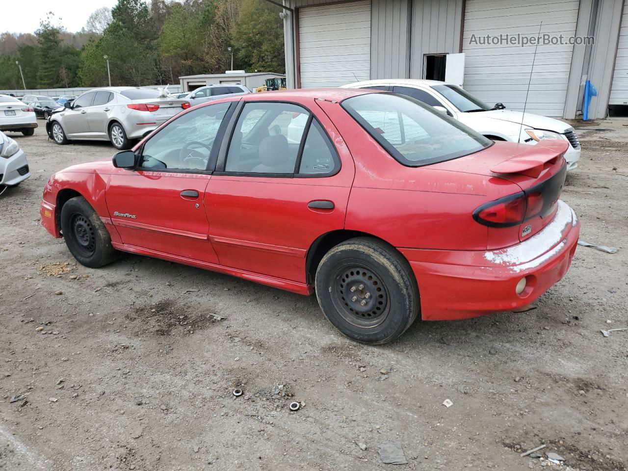 2000 Pontiac Sunfire Se Red vin: 1G2JB5241Y7401110