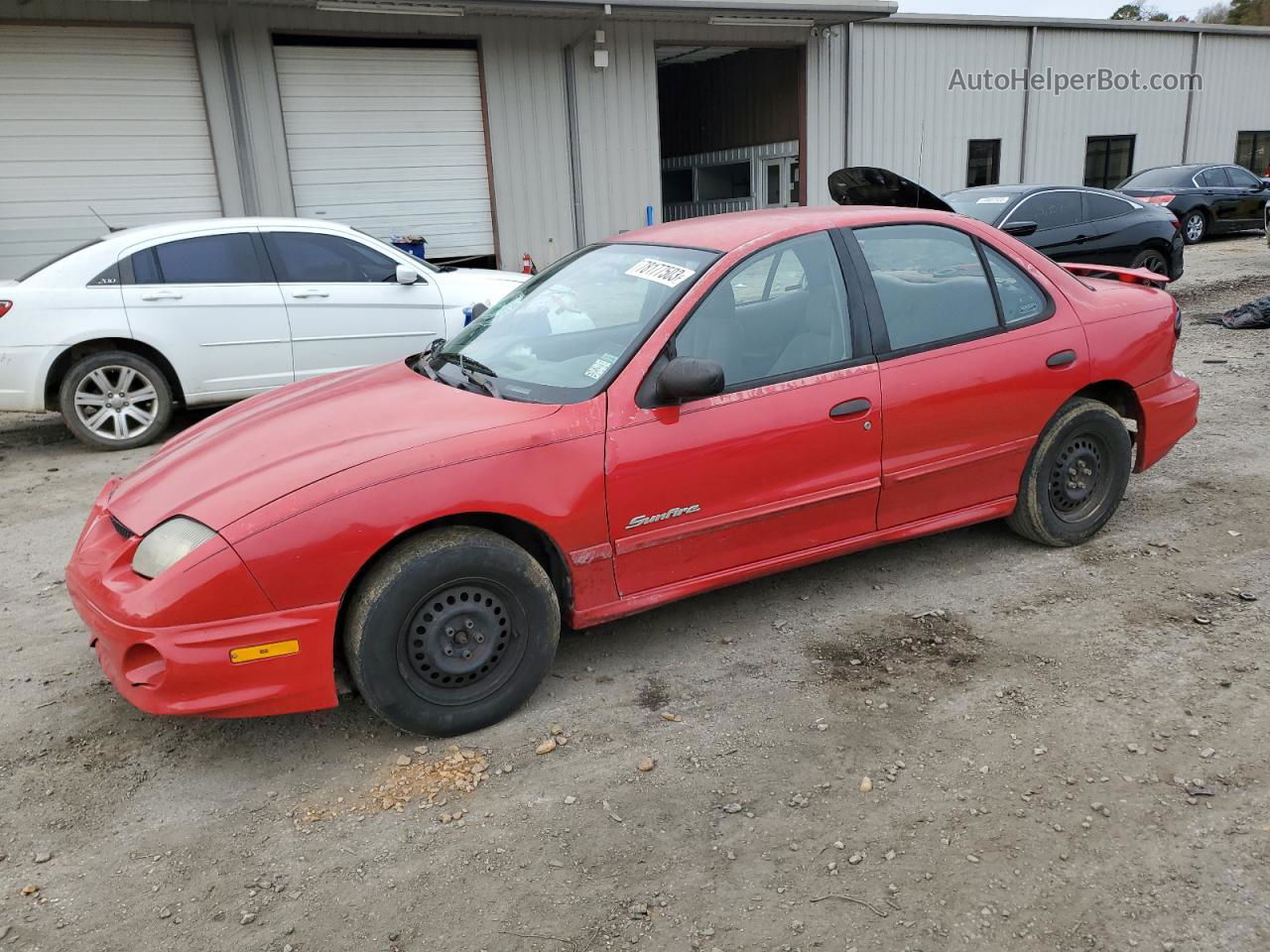 2000 Pontiac Sunfire Se Red vin: 1G2JB5241Y7401110