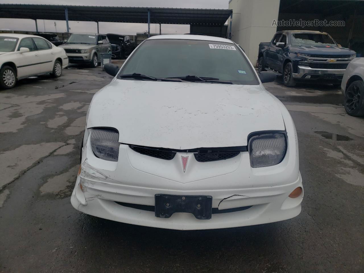 2000 Pontiac Sunfire Se White vin: 1G2JB5242Y7278529