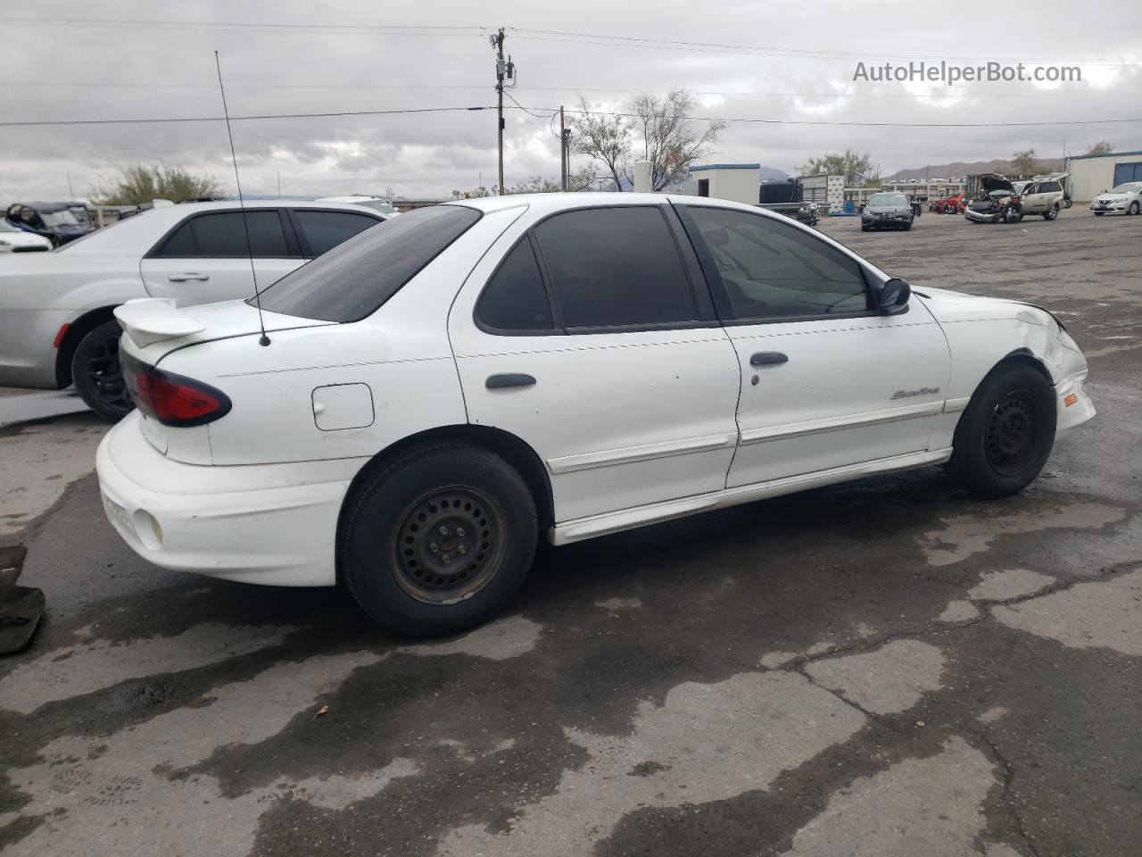 2000 Pontiac Sunfire Se White vin: 1G2JB5242Y7278529