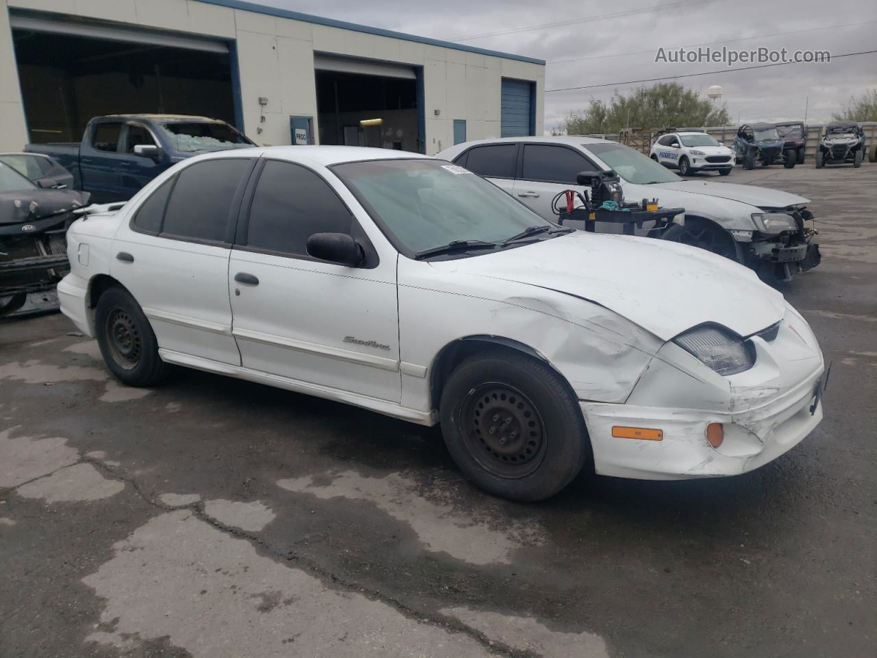 2000 Pontiac Sunfire Se White vin: 1G2JB5242Y7278529