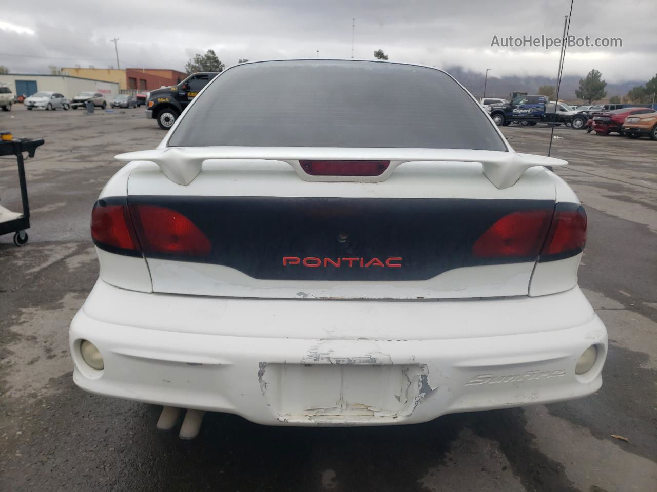 2000 Pontiac Sunfire Se White vin: 1G2JB5242Y7278529