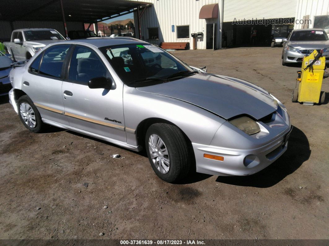 2000 Pontiac Sunfire Se Silver vin: 1G2JB5247Y7371966