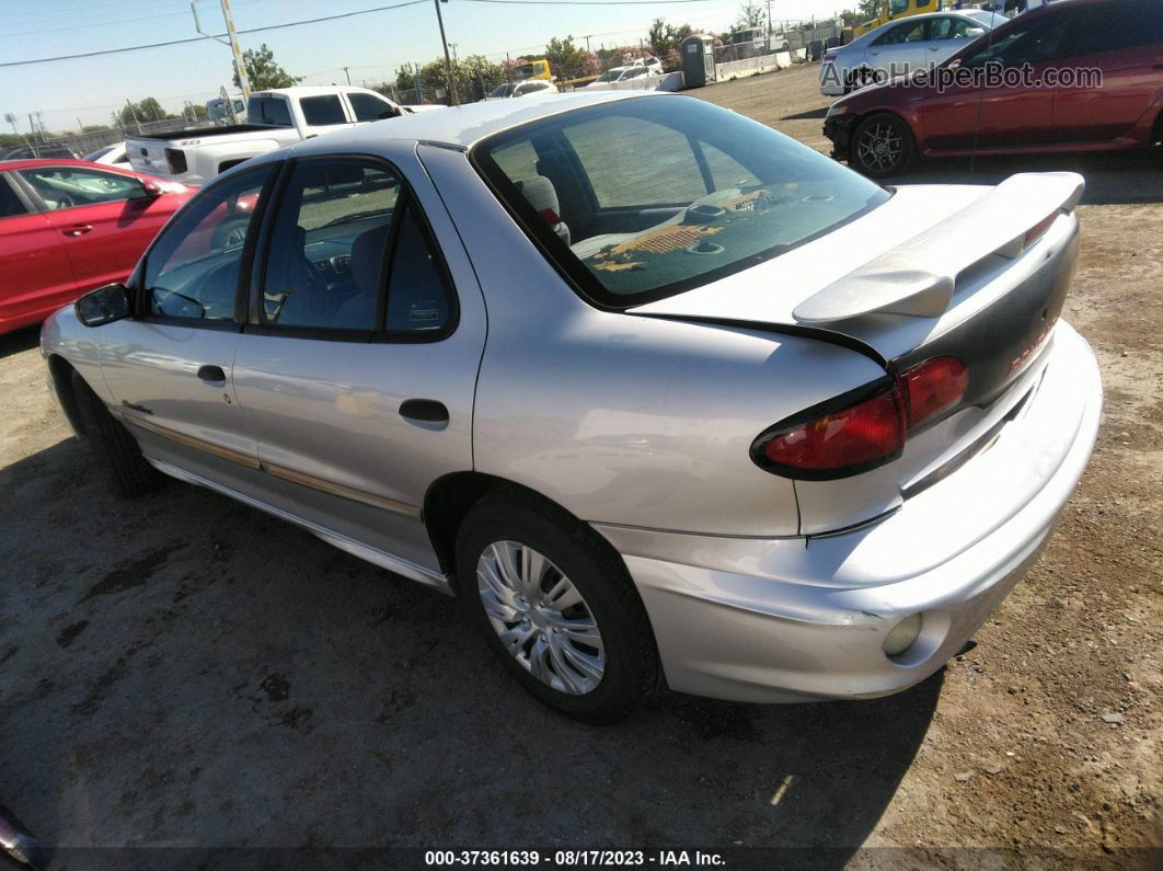 2000 Pontiac Sunfire Se Silver vin: 1G2JB5247Y7371966