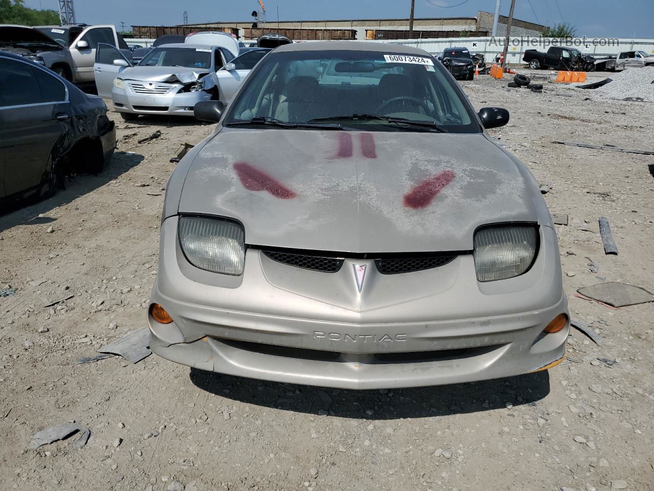 2000 Pontiac Sunfire Se Tan vin: 1G2JB5248Y7367134