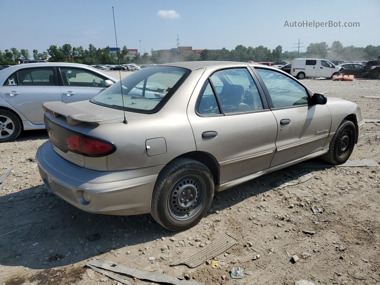 2000 Pontiac Sunfire Se Tan vin: 1G2JB5248Y7367134